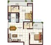 Panchsheel Primrose 2 BHK Layout