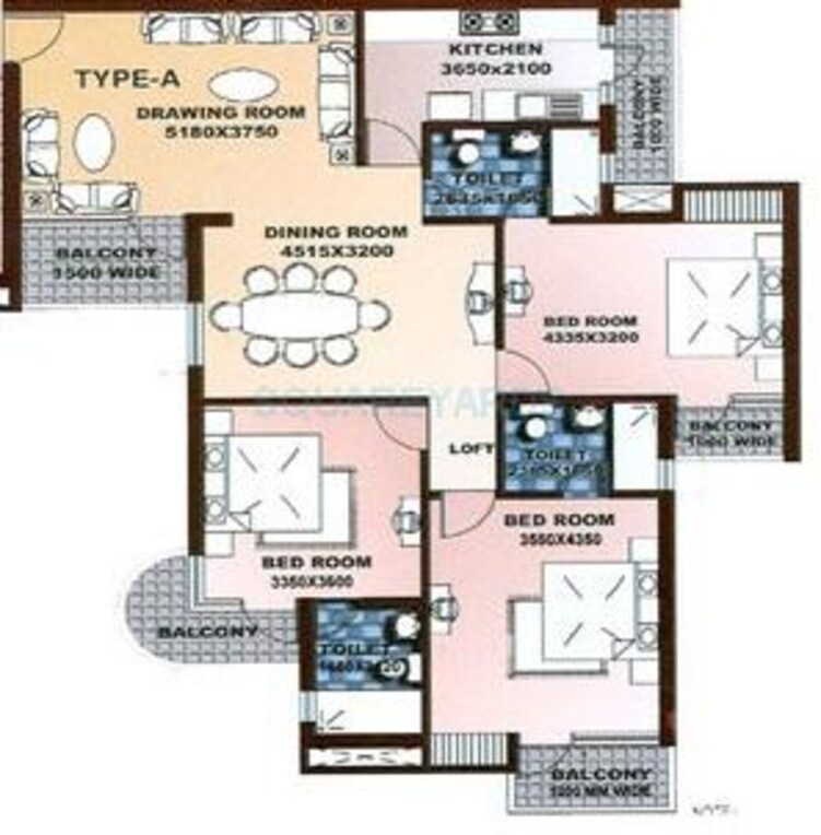 parsvnath sterling apartment 3bhk 1620sqft1