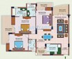 Ramprastha Emerald Heights 3 BHK Layout