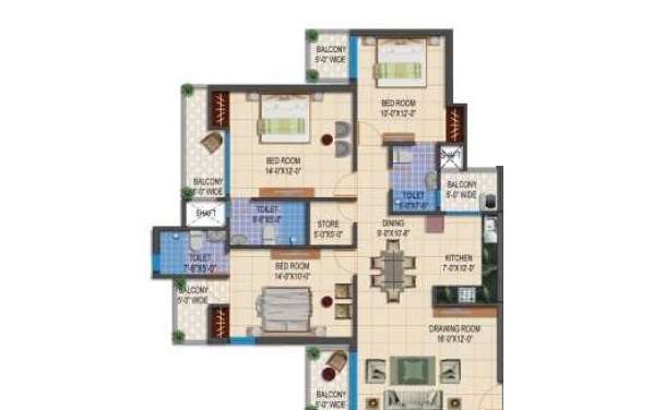 ramprastha imperial heights phase 1 apartment 3 bhk 1495sqft 20241719141722