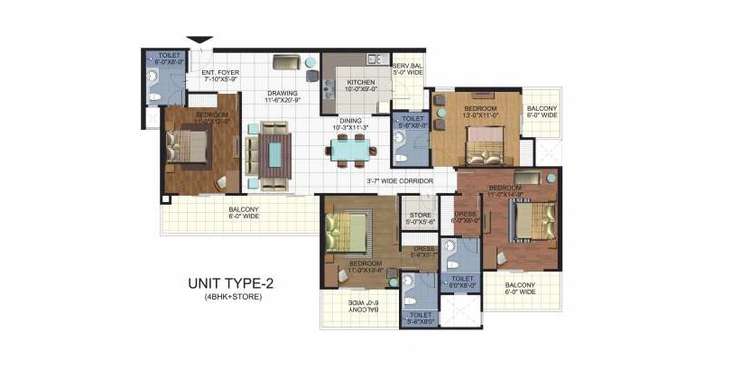 ramprastha platinum premier apartment 4 bhk 2320sqft 20242619102655