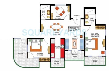  2 BHK Apartment at Rishabh Paradise, Abhay Khand – for Sale