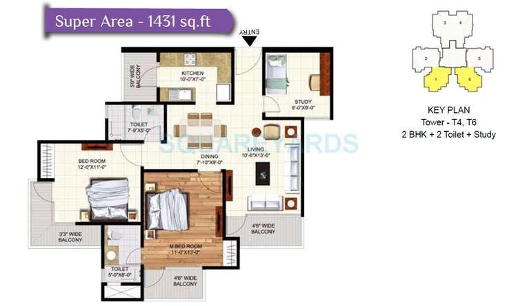 rudra pavo real apartment 2bhk 1431sqft 1