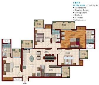 4 BHK Apartment For Resale in Saviour Park Mohan Nagar Ghaziabad  7677580