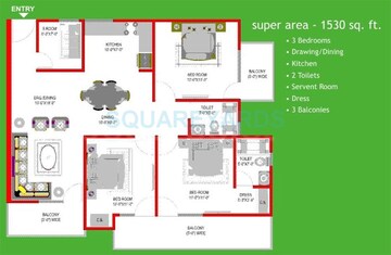  3 BHK Apartment at SG Impressions 58, Raj Nagar Extension – for Sale