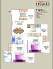 SG Homes 2 BHK Layout