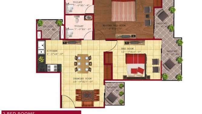 skb gold coast apartment 2 bhk 1200sqft 20210005170020