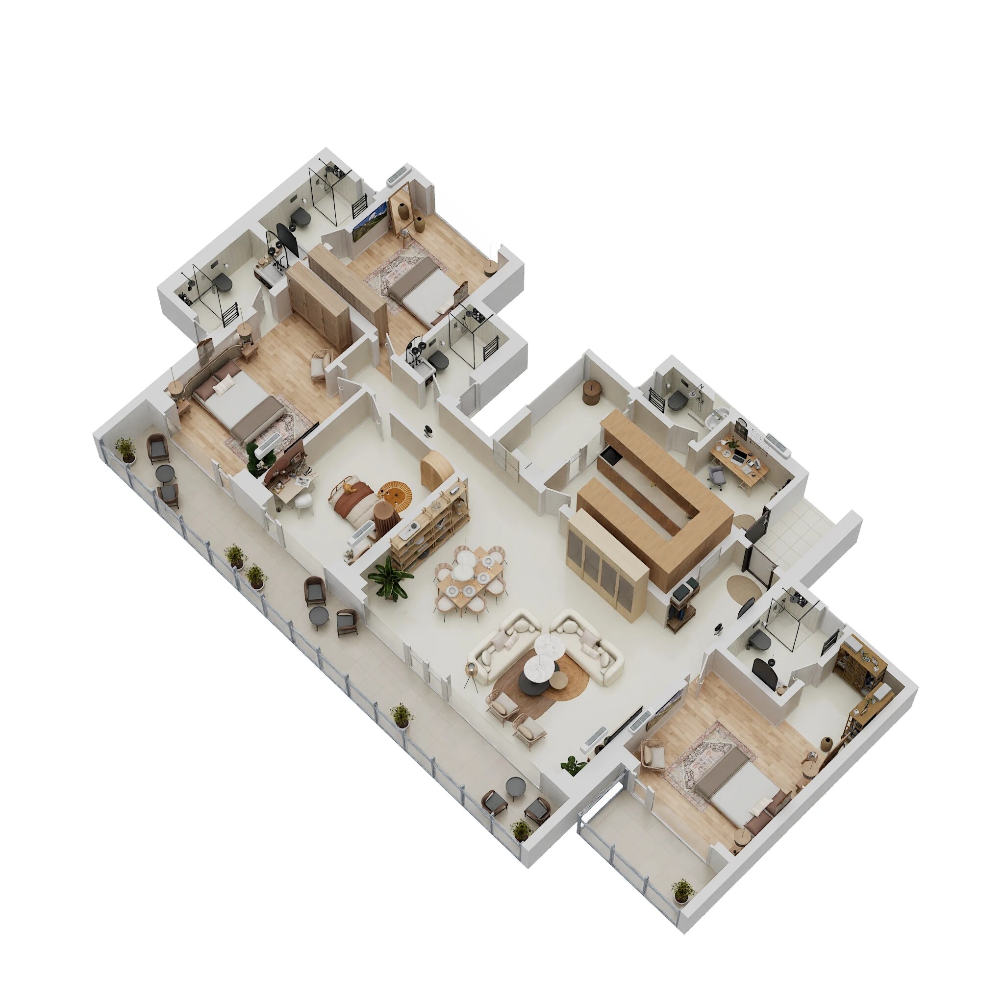 4 BHK 2910 Sq. Ft. Apartment