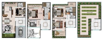  4 BHK Villa at Vaikuntam Vilasaa, Raj Nagar Extension – for Sale