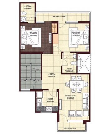  2 BHK Apartment at Wave City, Wave City – for Sale