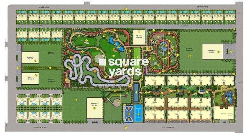 Axis Yog Villas Master Plan 1