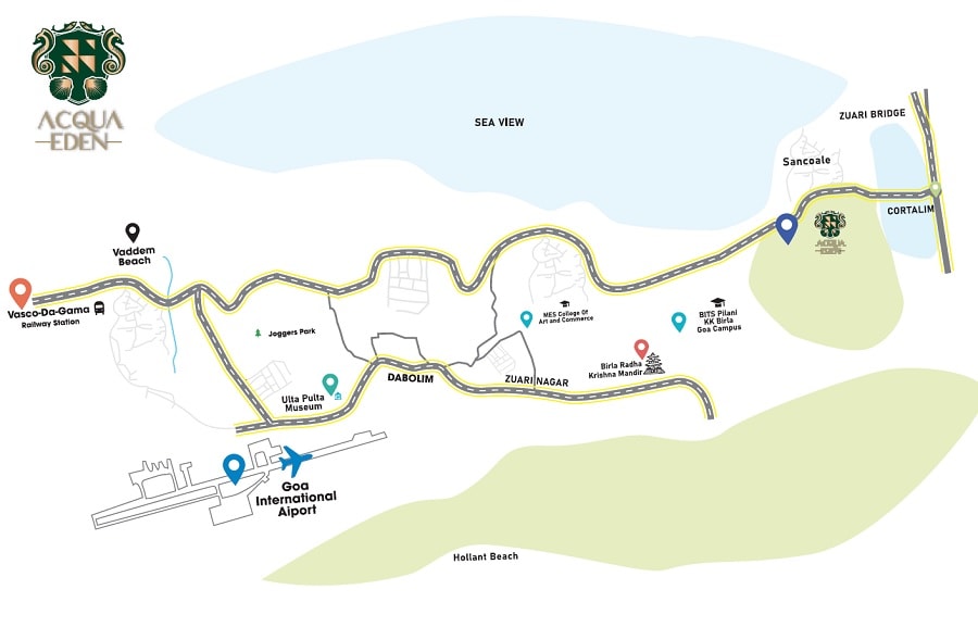 Bhutani Acqua Eden Location Image