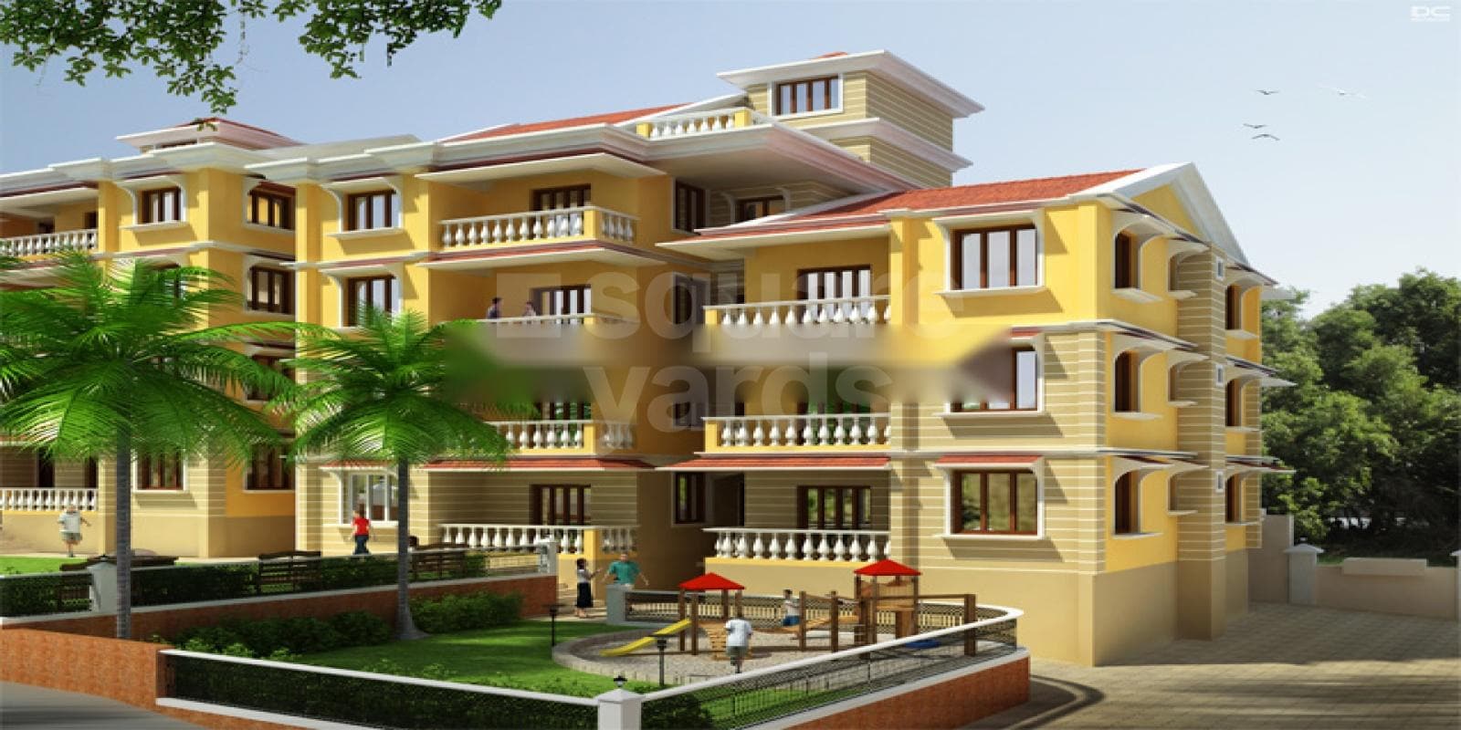 Chandra Meadows residential project in Cortalim