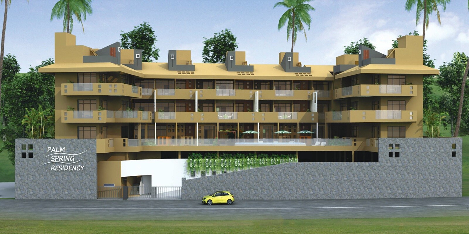 Divine Palm Spring Residency residential project in Anjuna