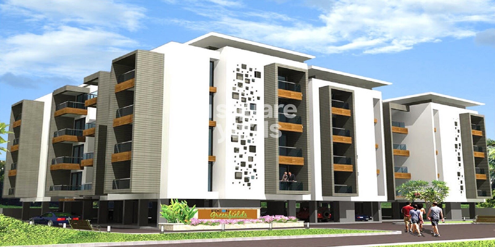 Edcon Greenfields residential project in Merces
