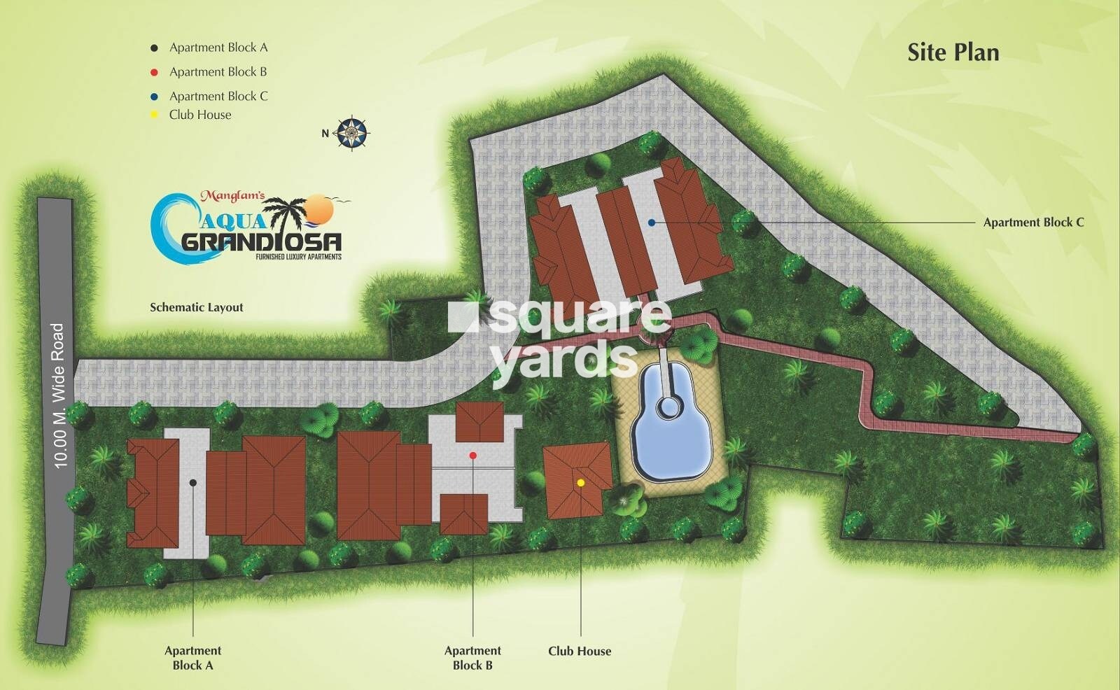 Mangalam Aqua Grandiosa Master Plan 1
