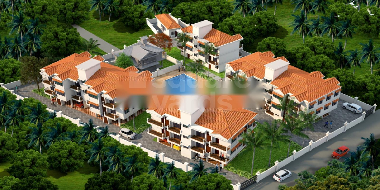 P Four Square Greens residential project in Siolim