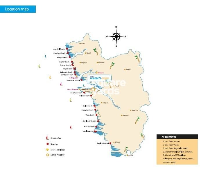 Salarpuria Sattva Waters Edge Villas Location Image