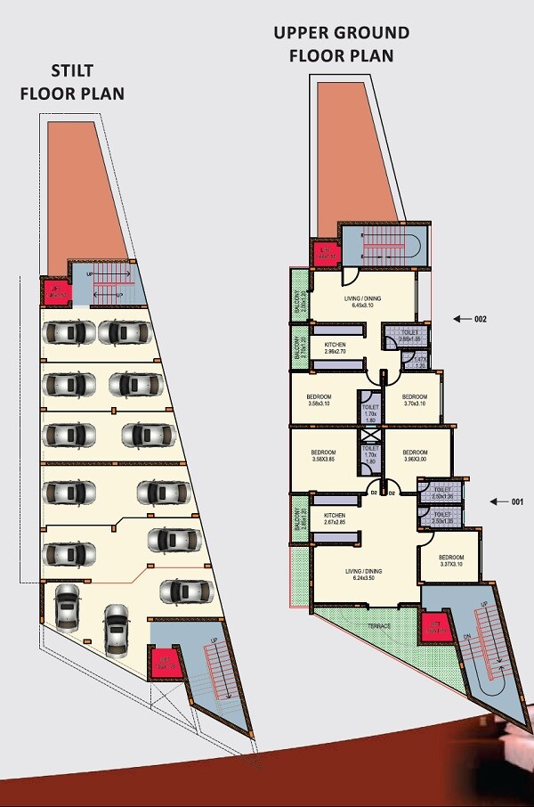 Urban Oasis Floor Plans