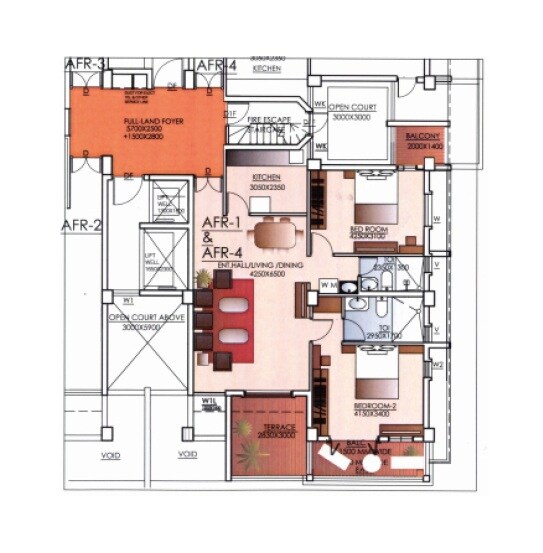 2 BHK 1604 Sq. Ft. Apartment
