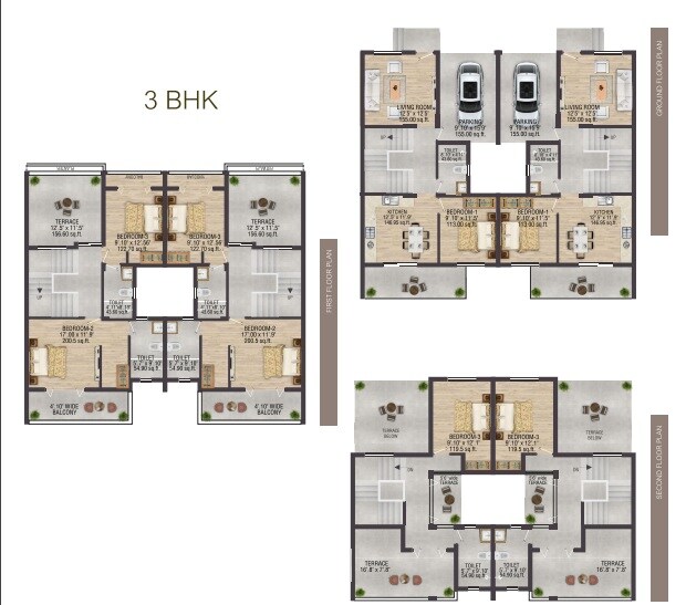 3 BHK 2439 Sq. Ft. Villa