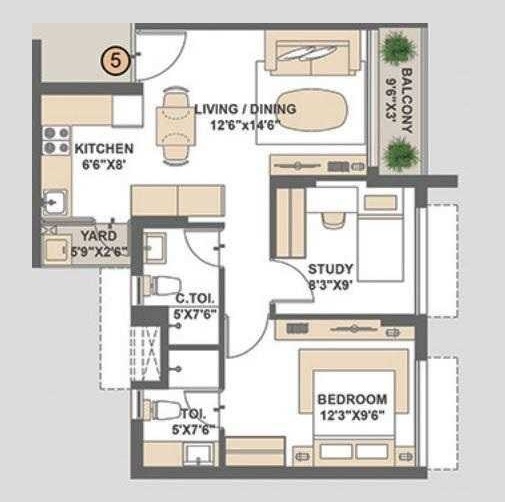 tata rio de goa apartment 1 bhk 540sqft 20260906170915