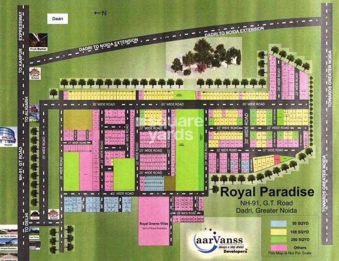 Aarvans Royal Paradise Master Plan Image