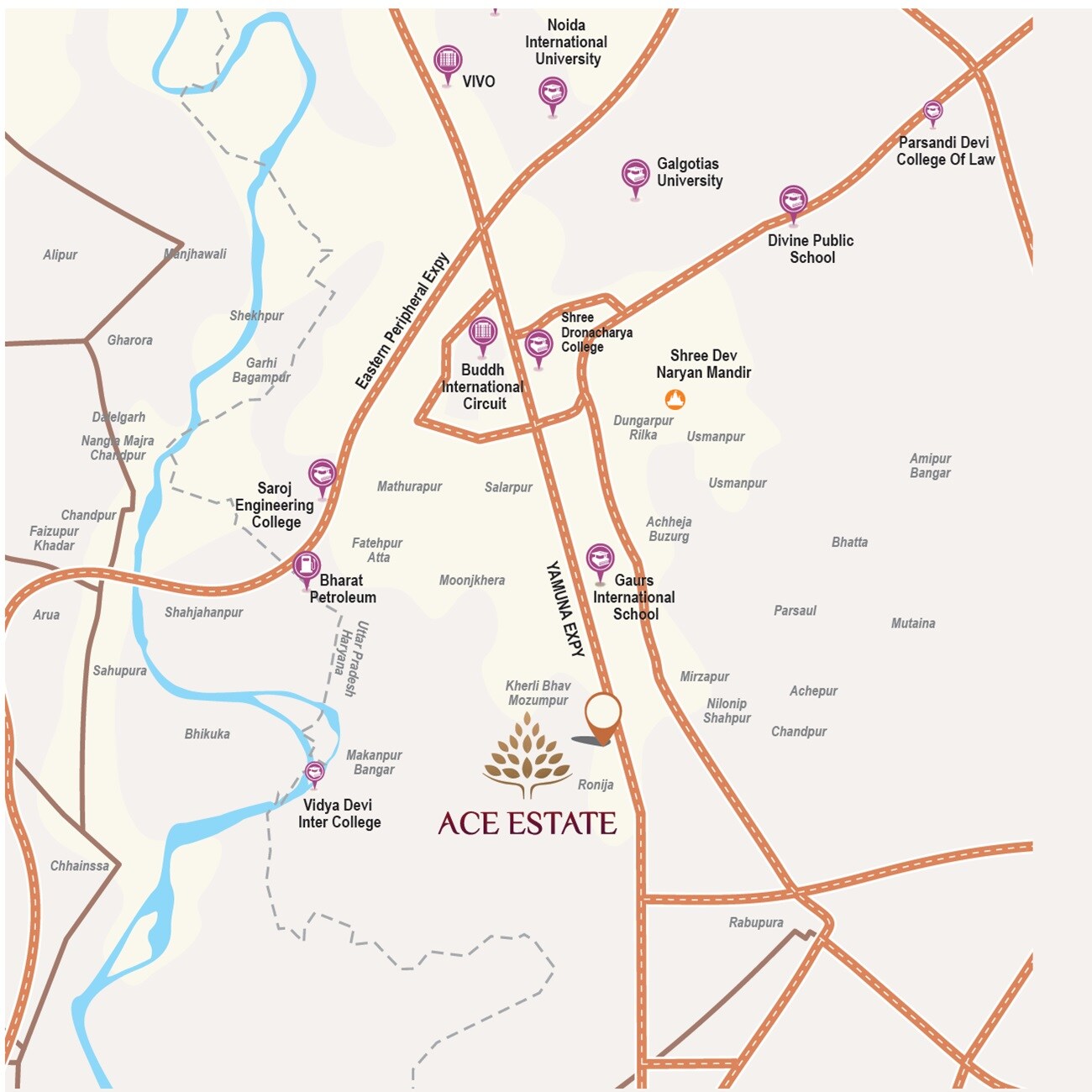 ACE Estate Location Image