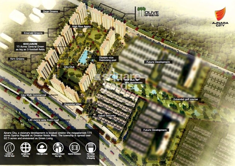 Ajnara City Tower View