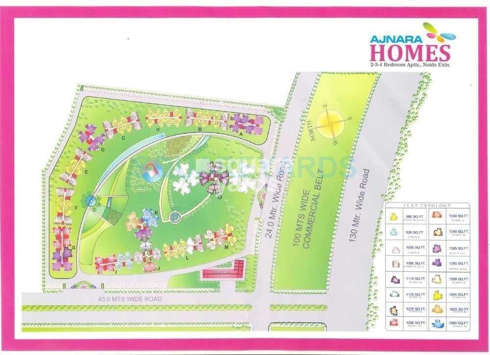 ajnara homes phase 2 project master plan image1