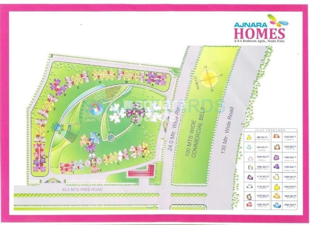 Ajnara Homes Phase 2 Master Plan 1