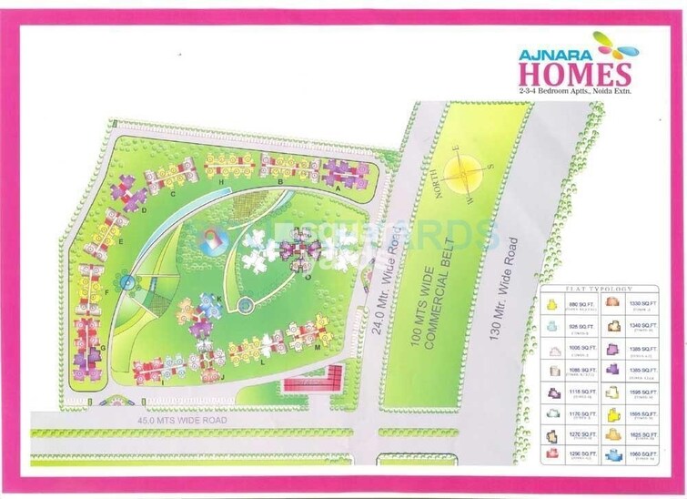 Ajnara Homes Master Plan Image