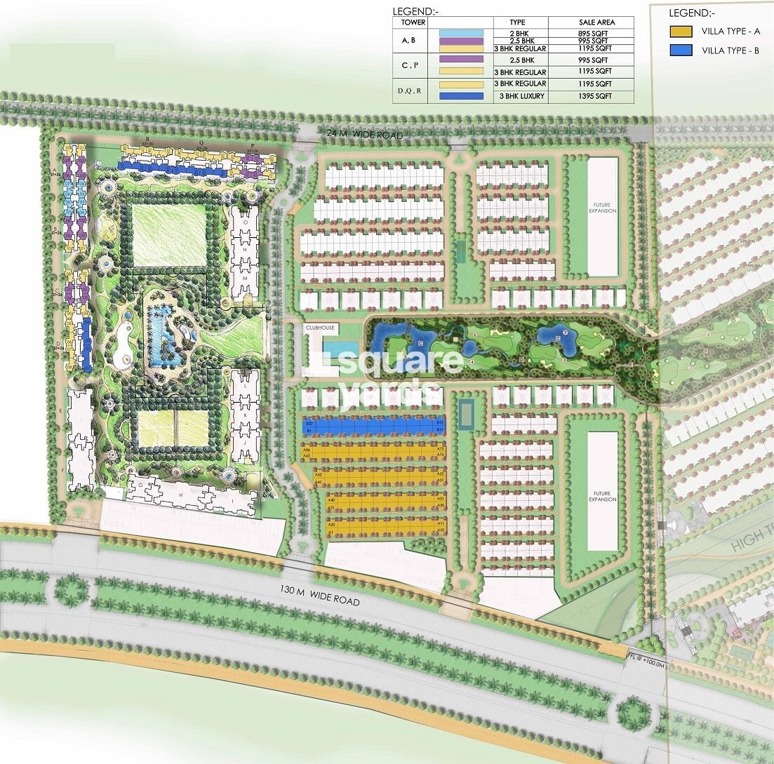 Ajnara Khel Gaon Phase 2 Tower P Q And R Master Plan 1