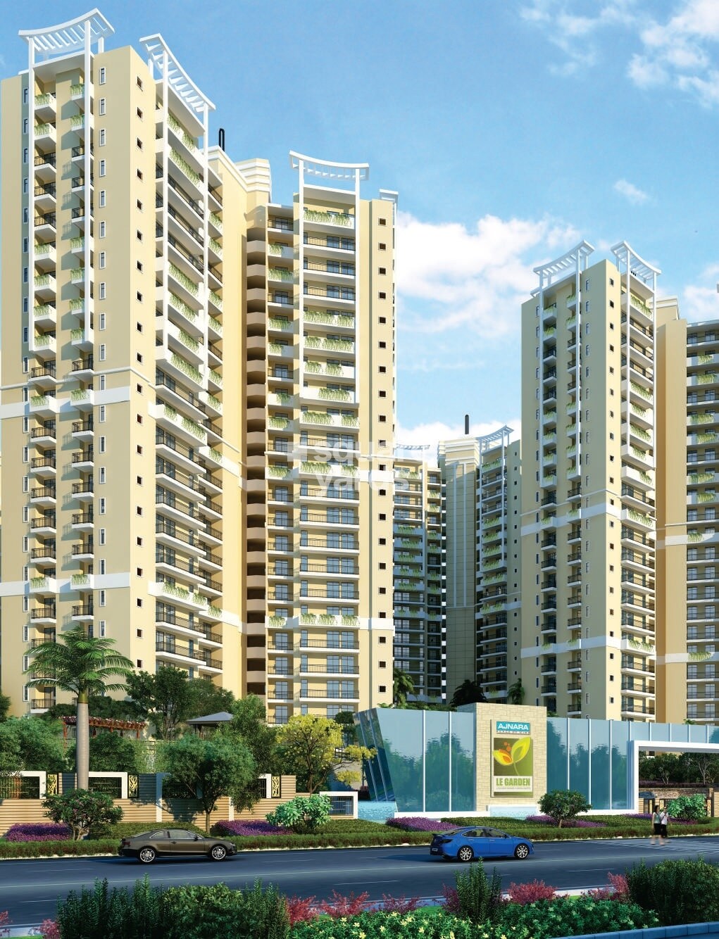 Ajnara Le Garden Phase II Tower View 2