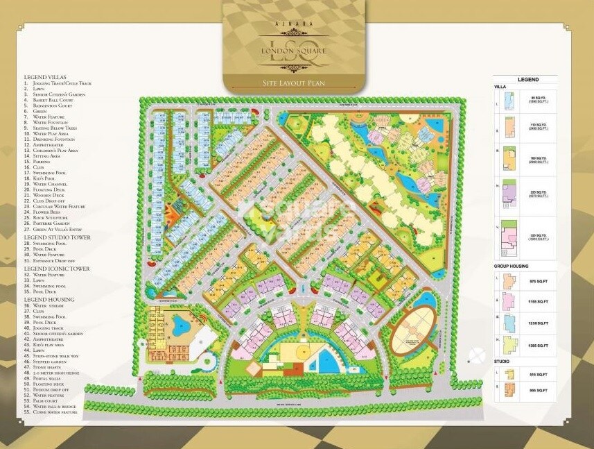 Ajnara London Square Master Plan 1