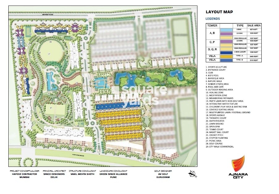 Ajnara Olive Greens Master Plan 1