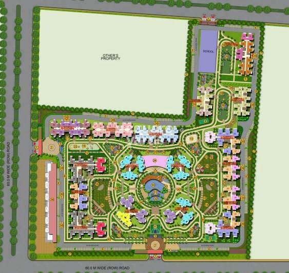 Ajnara Prime Tower Master Plan 1
