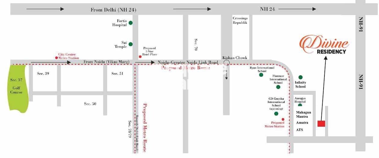 AKJ Gokul Dham Location Image