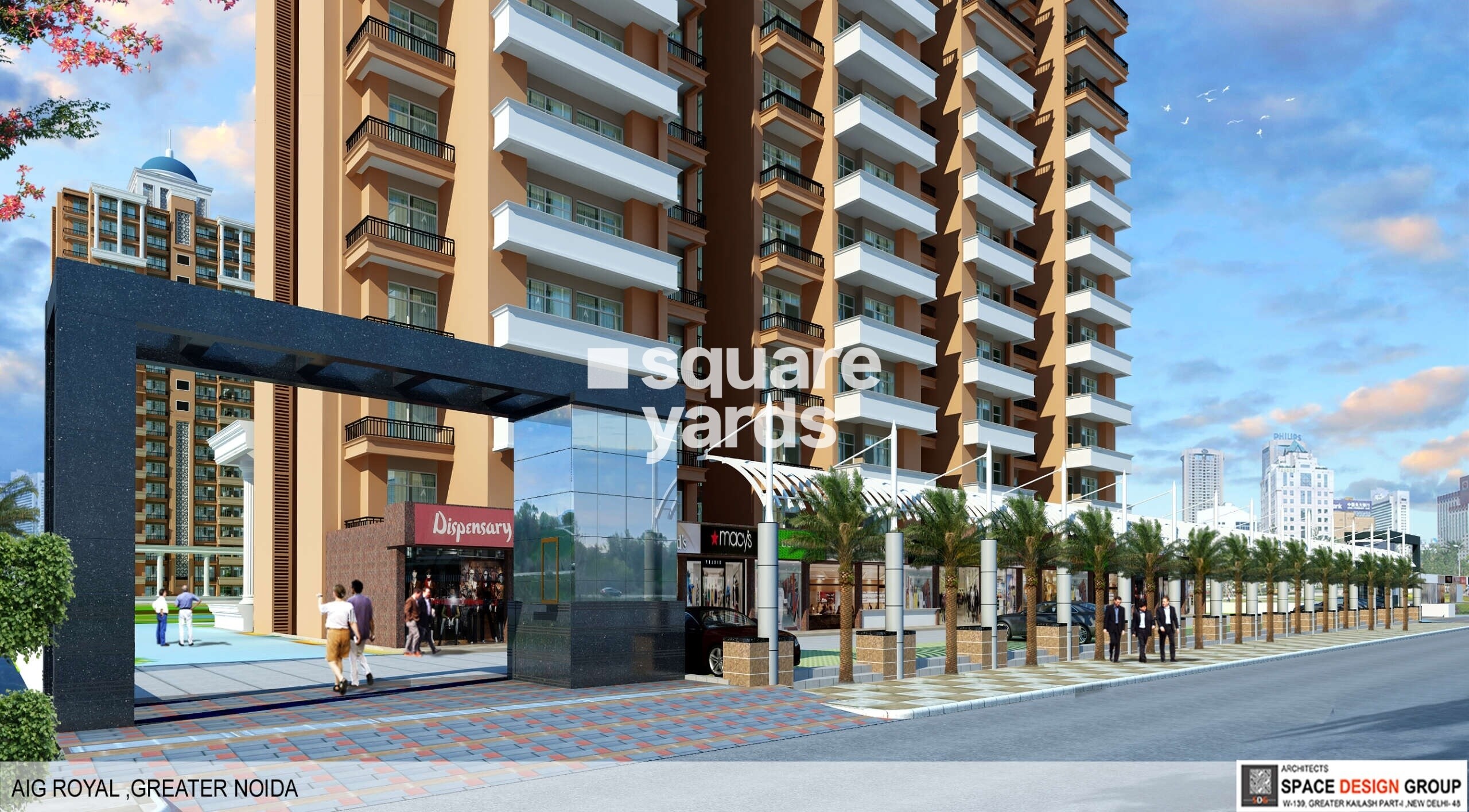 Alpine AIGIN Royal Phase 2 Entrance View