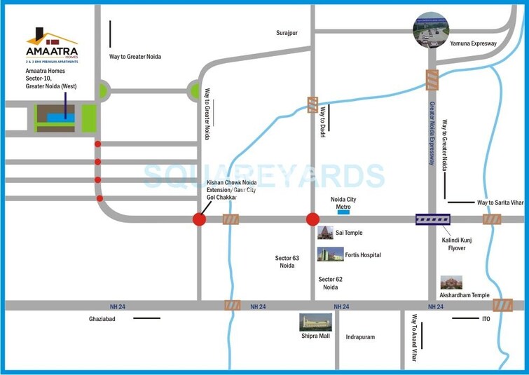Amaatra Homes Location Image