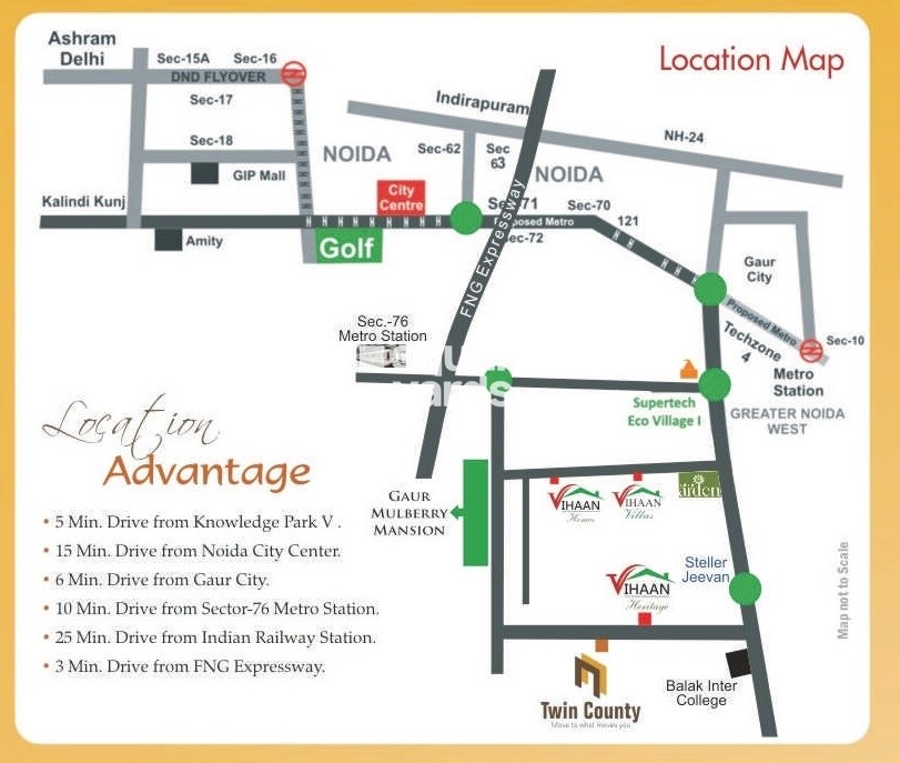 Ambesten Twin County Location Image