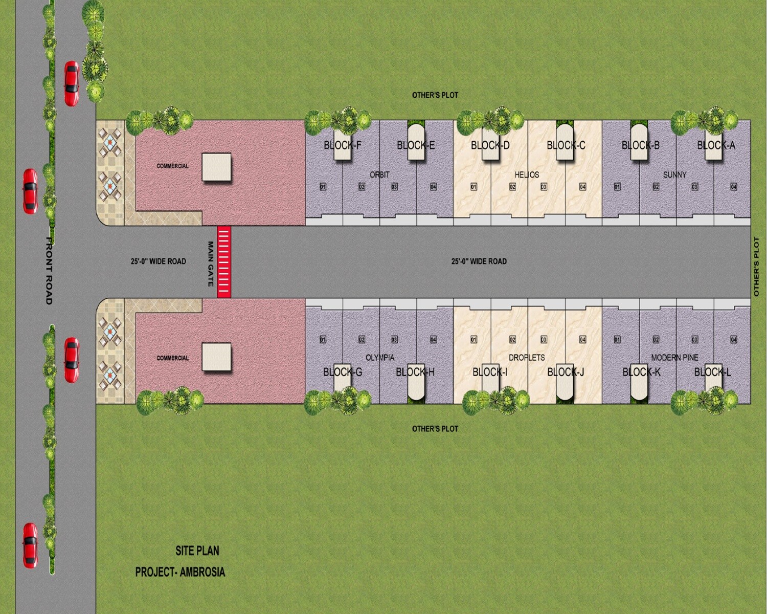 Ambrosia Luxury Homes Master Plan 1