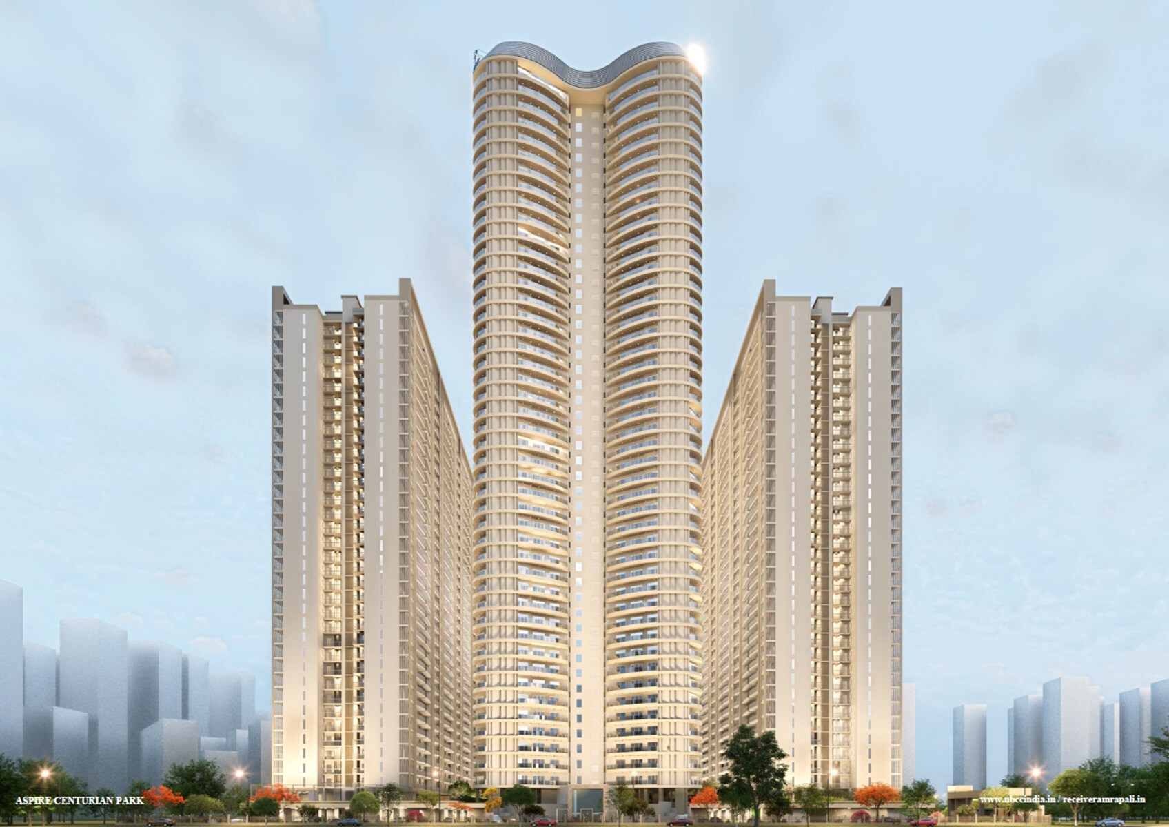 Amrapali Centurian Park Apartment Exteriors