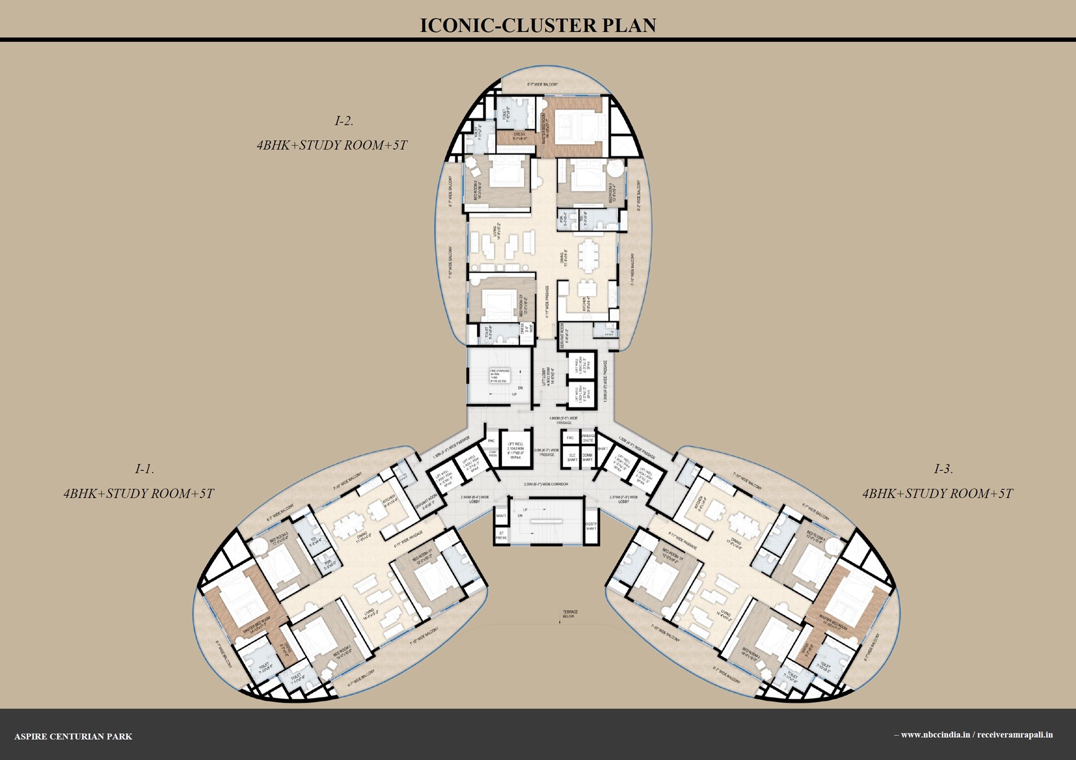 Amrapali Centurian Park Floor Plans 1