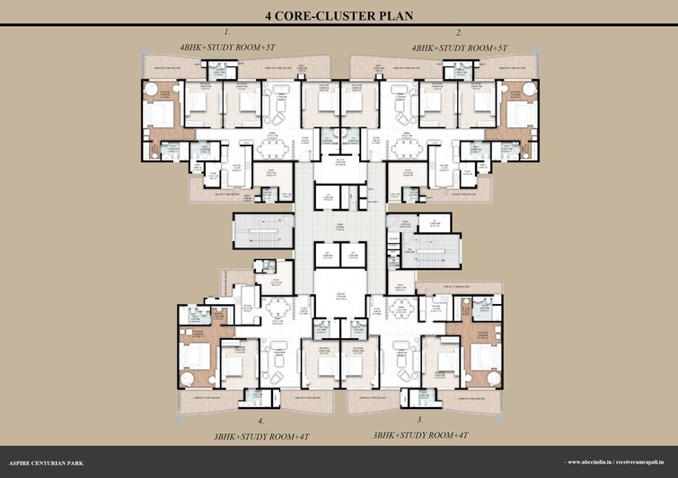 Amrapali Centurian Park Floor Plans 2