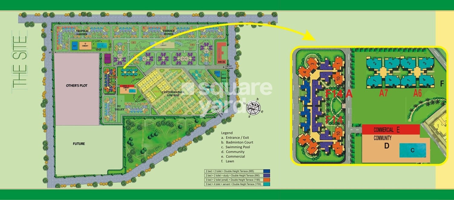 Amrapali Courtyard Master Plan Image