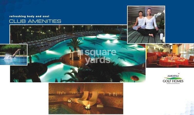 Amrapali Golf Homes Clubhouse Internal Image