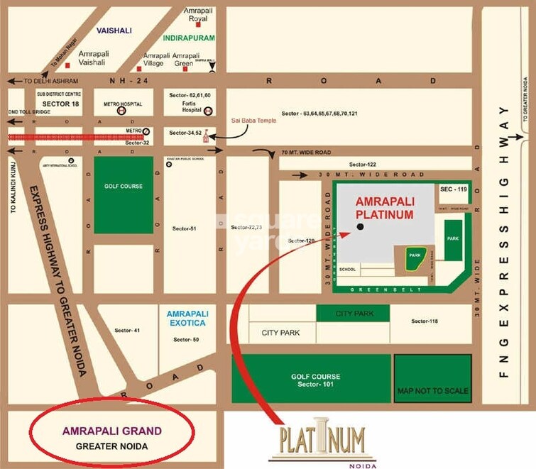 Amrapali Grand Location Image