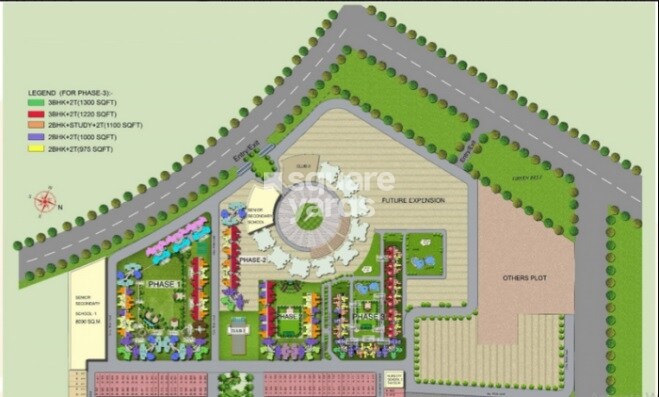 Amrapali Ivory Heights Master Plan Image