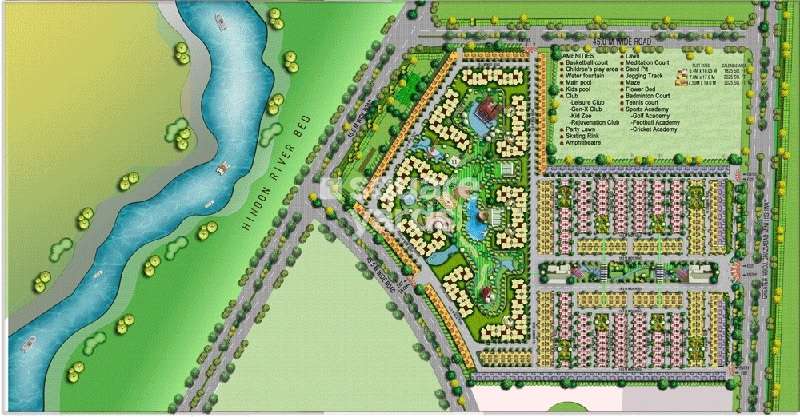 amrapali leisure valley project master plan image1 9117